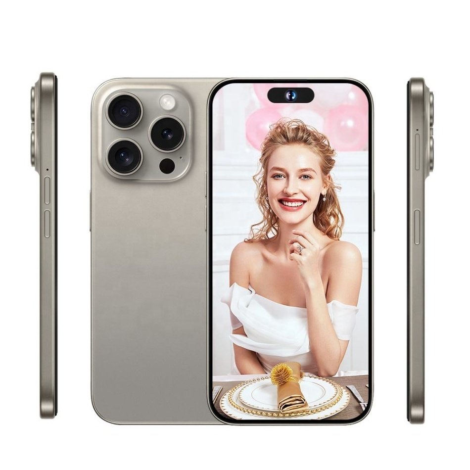 Unlocked Original Brand 64MP Mobile Phones For I Cell Phone 15 Pro Max Phone Original Quality 6.7 Inch HD Screen Have Logo
